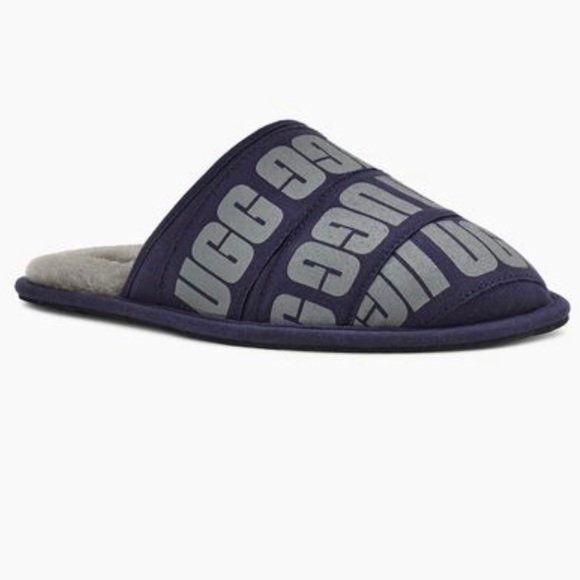 UGG Other - UGG Men's SCUFF GRAPHIC BAND SLIPPERS Color: DARK SAPPHIRE